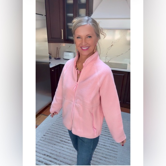 NWT Pink Fleece Sherpa Jacket-S - Picture 5 of 15